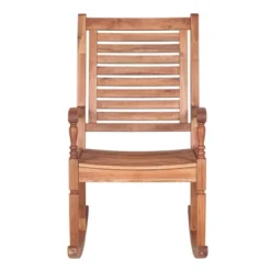 Bamberg Transitional Acacia Wood Outdoor Rocking Chair - Saracina Home 14 Bamberg Transitional Acacia Wood Outdoor Rocking Chair - Saracina Home -Garden Outdoor Store GUEST 01f0450b afb1 4b0e 9aa2 602f28765fbb