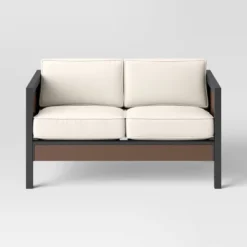 Bryant 2pc Faux Wood Patio Loveseat & Coffee Table - Gray/Natural - Threshold™ 11 Bryant 2pc Faux Wood Patio Loveseat & Coffee Table - Gray/Natural - Threshold™ -Garden Outdoor Store GUEST 05b58bcc 6055 4060 86c3 573372c6e051