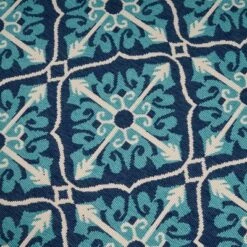 5'3" X 7' Morocco Trellis Outdoor Rug Ivory/Blue - Christopher Knight Home 7 5'3" X 7' Morocco Trellis Outdoor Rug Ivory/Blue - Christopher Knight Home -Garden Outdoor Store GUEST 070d8096 d5f8 4699 99bb 4c233c6f16bd