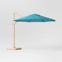 11'x11' Offset Patio Umbrella - Light Wood Pole - Threshold™ 17 11'x11' Offset Patio Umbrella - Light Wood Pole - Threshold™ -Garden Outdoor Store GUEST 081b8e95 cf68 4752 adda 7a85d0a3bba3