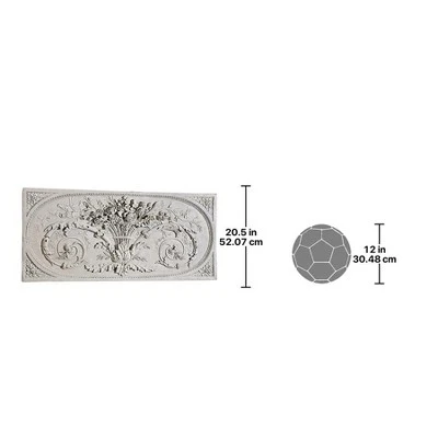 Design Toscano Le Bouquet Grand Sculptural Wall Frieze 2 Design Toscano Le Bouquet Grand Sculptural Wall Frieze - Image 2