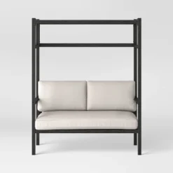 Ryegate 2pc 4' Mini Patio Daybed With Ottoman Weathered Teak - Threshold™ 10 Ryegate 2pc 4' Mini Patio Daybed With Ottoman Weathered Teak - Threshold™ -Garden Outdoor Store GUEST 21a748c0 b63f 40d1 bcbd 1159f522c39f