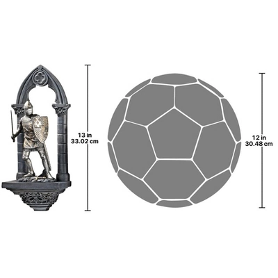 Design Toscano Knights Of The Realm 3-Dimensional Wall Sculpture: Sir Gavin 2 Design Toscano Knights Of The Realm 3-Dimensional Wall Sculpture: Sir Gavin - Image 2