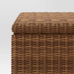 Brookfield Patio End Table With Storage - Brown - Threshold™ -Garden Outdoor Store GUEST 28817774 0b8a 4bfc a42a 5b7ee0f6e0d1