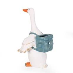 Christopher Knight Home 17" Wide Forgey Concrete Outdoor Novelty Goose Planter White/Blue 12 Christopher Knight Home 17" Wide Forgey Concrete Outdoor Novelty Goose Planter White/Blue -Garden Outdoor Store GUEST 2c4bc378 2f8b 4387 93bf 865698960ed5