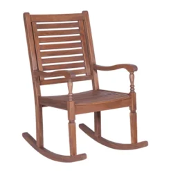 Bamberg Transitional Acacia Wood Outdoor Rocking Chair - Saracina Home 19 Bamberg Transitional Acacia Wood Outdoor Rocking Chair - Saracina Home -Garden Outdoor Store GUEST 2e795786 b46d 44dc 95a6 20e883d6c601