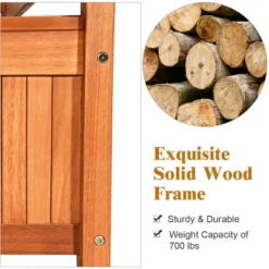 Costway 42'' Storage Bench Deck Box Solid Wood Seating Container Tools Toys W/Backrest 14 Costway 42'' Storage Bench Deck Box Solid Wood Seating Container Tools Toys W/Backrest -Garden Outdoor Store GUEST 30fa4548 ec40 4798 b9f8 2aa0b37876f7