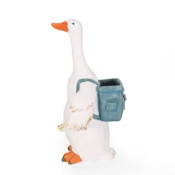Christopher Knight Home 17" Wide Forgey Concrete Outdoor Novelty Goose Planter White/Blue 13 Christopher Knight Home 17" Wide Forgey Concrete Outdoor Novelty Goose Planter White/Blue -Garden Outdoor Store GUEST 3fadebb5 a5bd 4910 a983 af3cfaf16420