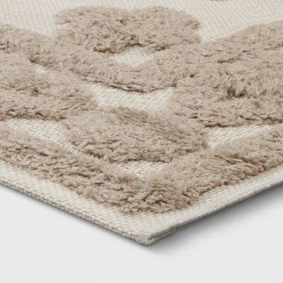 Outdoor Rug Tufted Geo Cream - Opalhouse™ 2 Outdoor Rug Tufted Geo Cream - Opalhouse™ - Image 2