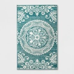 Vintage Medallion Outdoor Rug Turquoise - Opalhouse 7 Vintage Medallion Outdoor Rug Turquoise - Opalhouse -Garden Outdoor Store GUEST 456e7275 6a86 42a9 b016 7ab8c8d1e8e0