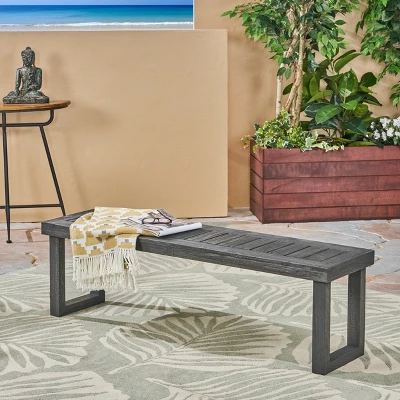 Nestor Acacia Bench - Christopher Knight Home 1 Nestor Acacia Bench - Christopher Knight Home