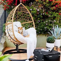 Britanna Patio Hanging Egg Chair - Natural - Opalhouse™ 9 Britanna Patio Hanging Egg Chair - Natural - Opalhouse™ -Garden Outdoor Store GUEST 4b072736 06c1 4fa1 8662 422f2020ef23