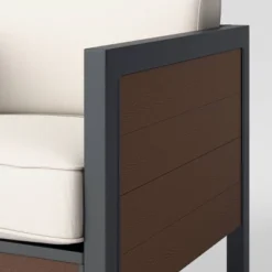 Bryant 2pk Faux Wood Patio Club Chairs - Gray/Natural - Threshold™ -Garden Outdoor Store GUEST 4b3dd7d8 f559 42f6 8734 a91082fd3e71