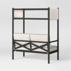 Ryegate 2pc 4' Mini Patio Daybed With Ottoman Weathered Teak - Threshold™ 11 Ryegate 2pc 4' Mini Patio Daybed With Ottoman Weathered Teak - Threshold™ -Garden Outdoor Store GUEST 52a56e94 f01a 4e67 98c5 74cb41f35e91