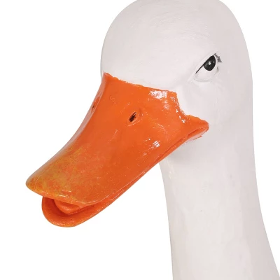 Christopher Knight Home 16" Wide Farnum Concrete Outdoor Novelty Goose Planter White/Brown 10 Christopher Knight Home 16" Wide Farnum Concrete Outdoor Novelty Goose Planter White/Brown - Image 10