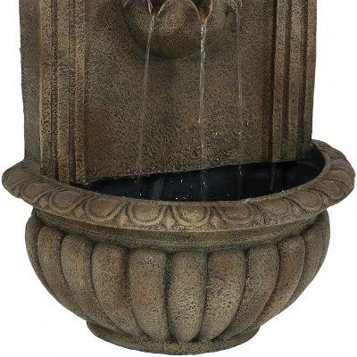 Sunnydaze Decor Sunnydaze 27"H Solar-Powered Polystone Florence Outdoor Wall-Mount Water Fountain 3 Sunnydaze Decor Sunnydaze 27"H Solar-Powered Polystone Florence Outdoor Wall-Mount Water Fountain - Image 3