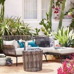 Latigo Patio Sectional Gray/Brown/Linen - Opalhouse™ 11 Latigo Patio Sectional Gray/Brown/Linen - Opalhouse™ -Garden Outdoor Store GUEST 58c62a04 f1e9 49d0 af85 6fa1cf870e49