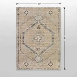5'x7' Sunset Moroccan Tapestry Rectangular Woven Outdoor Area Rug Light Brown - Opalhouse™ 7 5'x7' Sunset Moroccan Tapestry Rectangular Woven Outdoor Area Rug Light Brown - Opalhouse™ -Garden Outdoor Store GUEST 600501e1 0d8a 42f2 9afb 1f6245befe8b