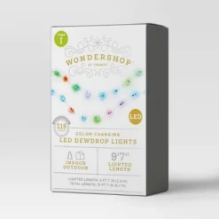 115ct LED High Density Dewdrop Christmas String Lights Color Changing With Silver Wire - Wondershop™ 5 115ct LED High Density Dewdrop Christmas String Lights Color Changing With Silver Wire - Wondershop™ -Garden Outdoor Store GUEST 621cd732 e7bb 4076 be87 f7f555776857