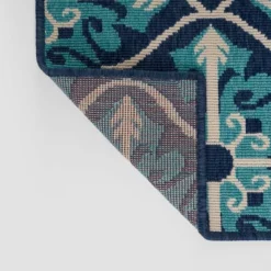 5'3" X 7' Morocco Trellis Outdoor Rug Ivory/Blue - Christopher Knight Home 6 5'3" X 7' Morocco Trellis Outdoor Rug Ivory/Blue - Christopher Knight Home -Garden Outdoor Store GUEST 65fceaaf 2b15 4201 886d aef4c91f1815