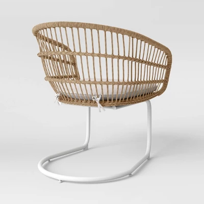 Southport 3pc Motion Patio Chat Set With Metal Legs - Natural/White - Opalhouse™ 4 Southport 3pc Motion Patio Chat Set With Metal Legs - Natural/White - Opalhouse™ - Image 4