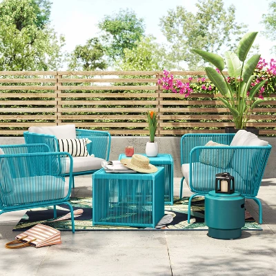 Fisher Patio Loveseat - Blue-Green - Project 62™ 1 Fisher Patio Loveseat - Blue-Green - Project 62™