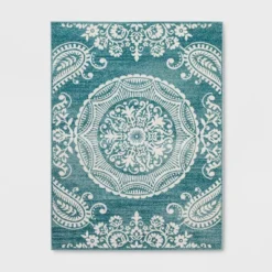 Vintage Medallion Outdoor Rug Turquoise - Opalhouse 6 Vintage Medallion Outdoor Rug Turquoise - Opalhouse -Garden Outdoor Store GUEST 6c0eb72d 44c2 4f9e 87fc 5063aebde8d8