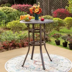 Captiva Designs 3pc Cast Aluminum Outdoor Patio Dining Set With Bar Stools Brown 16 Captiva Designs 3pc Cast Aluminum Outdoor Patio Dining Set With Bar Stools Brown -Garden Outdoor Store GUEST 6dc1ff33 04bb 425a 9946 a3ae3b479cf6