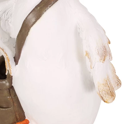 Christopher Knight Home 16" Wide Farnum Concrete Outdoor Novelty Goose Planter White/Brown 9 Christopher Knight Home 16" Wide Farnum Concrete Outdoor Novelty Goose Planter White/Brown - Image 9