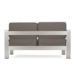Cape Coral 5pc Aluminum And MGO Seating Set With Fire Table Khaki/Light Gray - Christopher Knight Home 24 Cape Coral 5pc Aluminum And MGO Seating Set With Fire Table Khaki/Light Gray - Christopher Knight Home -Garden Outdoor Store GUEST 72369f1a e599 4d30 93cb 877b6f8ed328