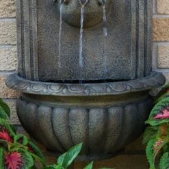 Sunnydaze Decor Sunnydaze 27"H Solar-Powered Polystone Florence Outdoor Wall-Mount Water Fountain 15 Sunnydaze Decor Sunnydaze 27"H Solar-Powered Polystone Florence Outdoor Wall-Mount Water Fountain -Garden Outdoor Store GUEST 831a6a67 ea60 403d a8bc 639ecb9f26a8
