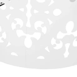 2pk Mathena Outdoor Round Iron Side Tables White - Christopher Knight Home