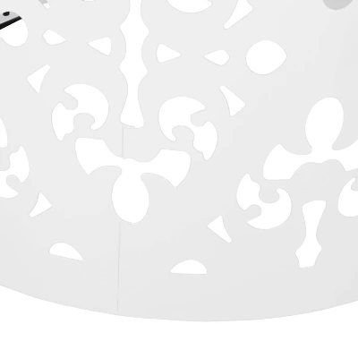 2pk Mathena Outdoor Round Iron Side Tables White - Christopher Knight Home 1 2pk Mathena Outdoor Round Iron Side Tables White - Christopher Knight Home