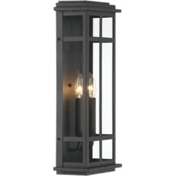 Possini Euro Design Modern Industrial Outdoor Wall Light Fixture Cool Black Windowpane Frame 20" For Post Exterior Barn Deck House 11 Possini Euro Design Modern Industrial Outdoor Wall Light Fixture Cool Black Windowpane Frame 20" For Post Exterior Barn Deck House -Garden Outdoor Store GUEST 86b1ea7a 3724 4d98 b9fc c51acb890708