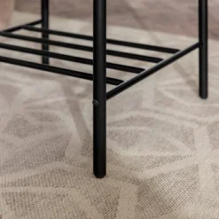 Saybrook Modern Metal And Wood Patio Hexagon Coffee Table - Dark Brown - Saracina Home -Garden Outdoor Store GUEST 940ebe8b 63fd 4ee7 a052 195a235827c1