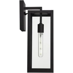 John Timberland Titan Modern Outdoor Wall Light Fixtures Set Of 2 Mystic Black Rectangular Frame 17" Clear Glass For Post Exterior Barn 13 John Timberland Titan Modern Outdoor Wall Light Fixtures Set Of 2 Mystic Black Rectangular Frame 17" Clear Glass For Post Exterior Barn -Garden Outdoor Store GUEST 95bc8e5b 1095 4908 ae23 9f1bfaeb0eee