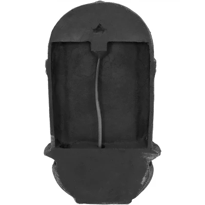 Sunnydaze Decor Sunnydaze 27"H Solar-Powered Polystone Florence Outdoor Wall-Mount Water Fountain 6 Sunnydaze Decor Sunnydaze 27"H Solar-Powered Polystone Florence Outdoor Wall-Mount Water Fountain - Image 6