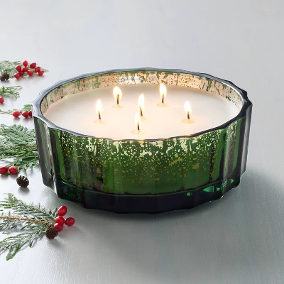 Mercury Glass Balsam & Berry Jar Christmas Candle Green 32oz - Hearth & Hand™ With Magnolia 1 Mercury Glass Balsam & Berry Jar Christmas Candle Green 32oz - Hearth & Hand™ With Magnolia