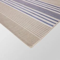 Sand Stripe Outdoor Rug Blue - Threshold™ 7 Sand Stripe Outdoor Rug Blue - Threshold™ -Garden Outdoor Store GUEST be5a23a4 e4eb 4a24 99a5 fd53a8d6e784