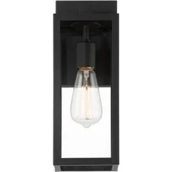 John Timberland Titan Modern Outdoor Wall Light Fixtures Set Of 2 Mystic Black 14 1/4" Clear Glass For Post Exterior Barn Deck House Porch Yard Patio 8 John Timberland Titan Modern Outdoor Wall Light Fixtures Set Of 2 Mystic Black 14 1/4" Clear Glass For Post Exterior Barn Deck House Porch Yard Patio -Garden Outdoor Store GUEST bfa4df32 c216 48a4 a84b de1c710b21bd
