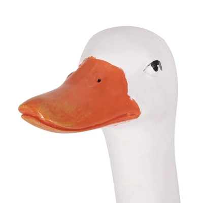 Christopher Knight Home 17" Wide Forgey Concrete Outdoor Novelty Goose Planter White/Blue 9 Christopher Knight Home 17" Wide Forgey Concrete Outdoor Novelty Goose Planter White/Blue - Image 9