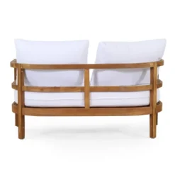 2pc Ellendale Outdoor Acacia Wood Loveseat & Coffee Table Teak/White - Christopher Knight Home 17 2pc Ellendale Outdoor Acacia Wood Loveseat & Coffee Table Teak/White - Christopher Knight Home -Garden Outdoor Store GUEST cd4af724 df56 4a28 be7d da6d8f55bc12