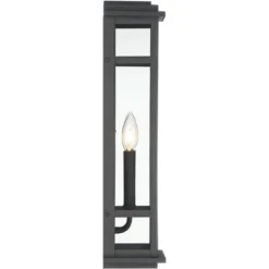 Possini Euro Design Modern Industrial Outdoor Wall Light Fixture Cool Black Windowpane Frame 20" For Post Exterior Barn Deck House 12 Possini Euro Design Modern Industrial Outdoor Wall Light Fixture Cool Black Windowpane Frame 20" For Post Exterior Barn Deck House -Garden Outdoor Store GUEST cd7b83f5 5a37 43f6 b66f 5f807ab206c8