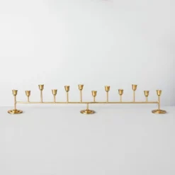 Antiqued Metal Taper Candelabra Brass Finish - Hearth & Hand™ With Magnolia 9 Antiqued Metal Taper Candelabra Brass Finish - Hearth & Hand™ With Magnolia -Garden Outdoor Store GUEST d62a3121 0a9e 4351 ac83 c05923aa585d