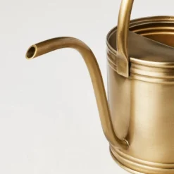 1L Accented Metal Watering Can Brass Finish - Hearth & Hand™ With Magnolia 5 1L Accented Metal Watering Can Brass Finish - Hearth & Hand™ With Magnolia -Garden Outdoor Store GUEST d8d9fd9e ae1a 452a a0ad d7dc1e4a0d5e