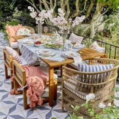 Kaufmann Wood Rectangle Patio Dining Table, Outdoor Furniture - Natural - Project 62™ 8 Kaufmann Wood Rectangle Patio Dining Table, Outdoor Furniture - Natural - Project 62™ -Garden Outdoor Store GUEST dc53ac02 07f0 4eb7 996f a4f492638c48