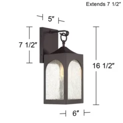 Possini Euro Design Tyne Modern Outdoor Wall Light Fixture Bronze 16 1/2" Seedy Glass For Post Exterior Barn Deck House Porch Yard Posts Patio Home 11 Possini Euro Design Tyne Modern Outdoor Wall Light Fixture Bronze 16 1/2" Seedy Glass For Post Exterior Barn Deck House Porch Yard Posts Patio Home -Garden Outdoor Store GUEST f6946aff 7a43 4982 85c7 71bb496104e5