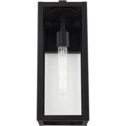 John Timberland Titan Modern Outdoor Wall Light Fixtures Set Of 2 Mystic Black Rectangular Frame 17" Clear Glass For Post Exterior Barn 10 John Timberland Titan Modern Outdoor Wall Light Fixtures Set Of 2 Mystic Black Rectangular Frame 17" Clear Glass For Post Exterior Barn -Garden Outdoor Store GUEST fc2ceaa4 f007 4de8 95a7 f8fd158ce5ab