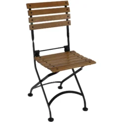 Sunnydaze Decor Sunnydaze Indoor/Outdoor Essential Chestnut Wood Folding Patio Table And Chairs Set - Brown - 7pc 8 Sunnydaze Decor Sunnydaze Indoor/Outdoor Essential Chestnut Wood Folding Patio Table And Chairs Set - Brown - 7pc -Garden Outdoor Store GUEST fcd65049 6995 47d4 bbdf 2a3004126d5e
