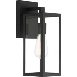 John Timberland Titan Modern Outdoor Wall Light Fixtures Set Of 2 Mystic Black 14 1/4" Clear Glass For Post Exterior Barn Deck House Porch Yard Patio 9 John Timberland Titan Modern Outdoor Wall Light Fixtures Set Of 2 Mystic Black 14 1/4" Clear Glass For Post Exterior Barn Deck House Porch Yard Patio -Garden Outdoor Store GUEST fd56127d 0646 483b 8db8 e355efe63285